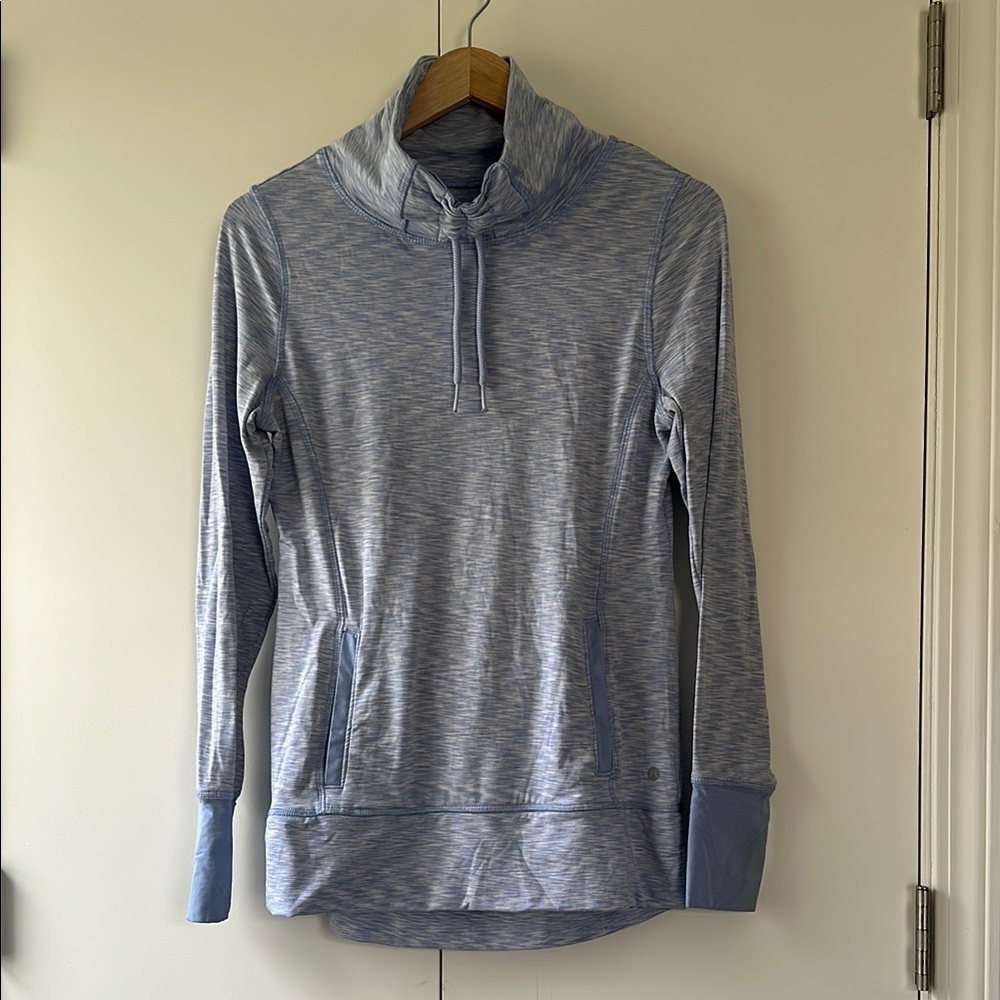 Super Soft Light Blue Athletic Pullover
